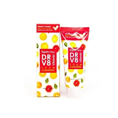 Farmstay DR-V8 Vitamin Cleansing Foam