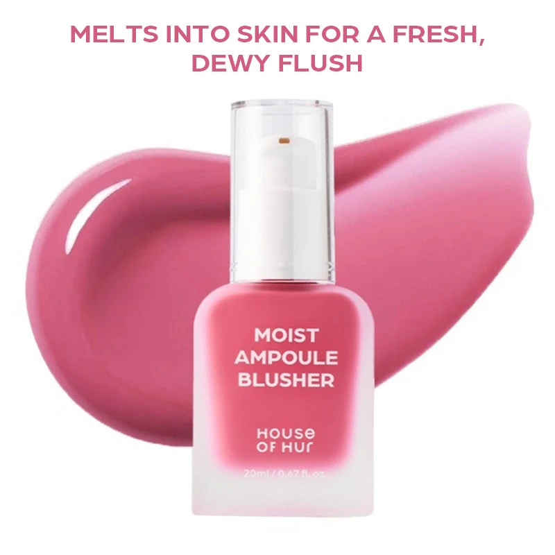 House of Hur Moist Ampoule Blusher 07 Pink Rosie 10ml, 20ml