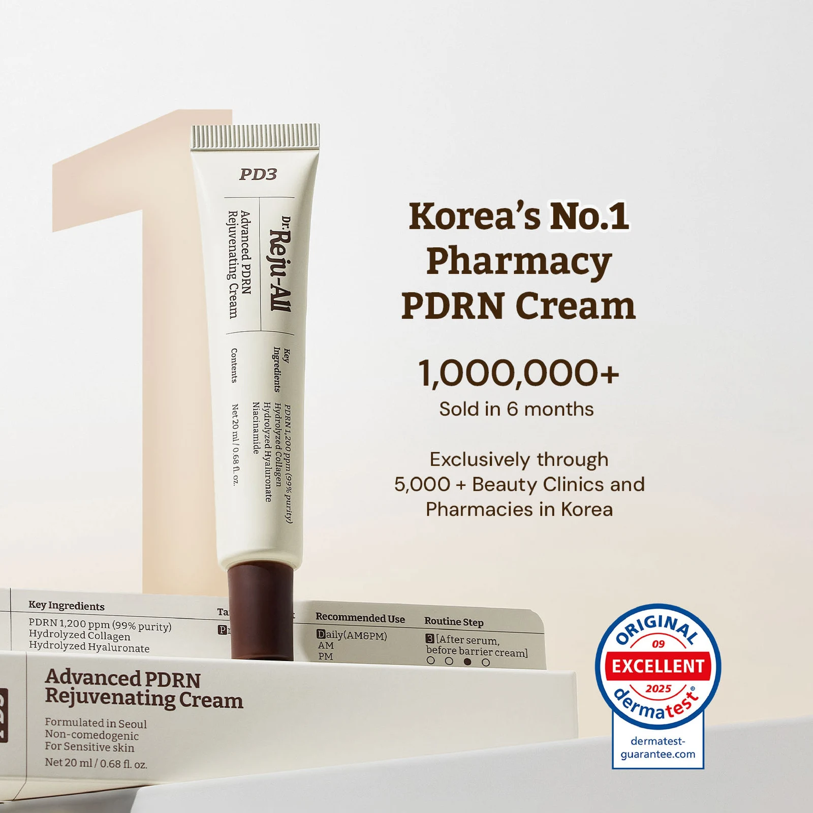 Dr.Reju-All Advanced PDRN Rejuvenating Cream - 20ml
