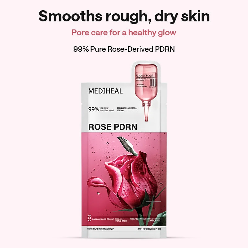 MEDIHEAL Rose PDRN Essential Mask Healthy Glow - 24ml