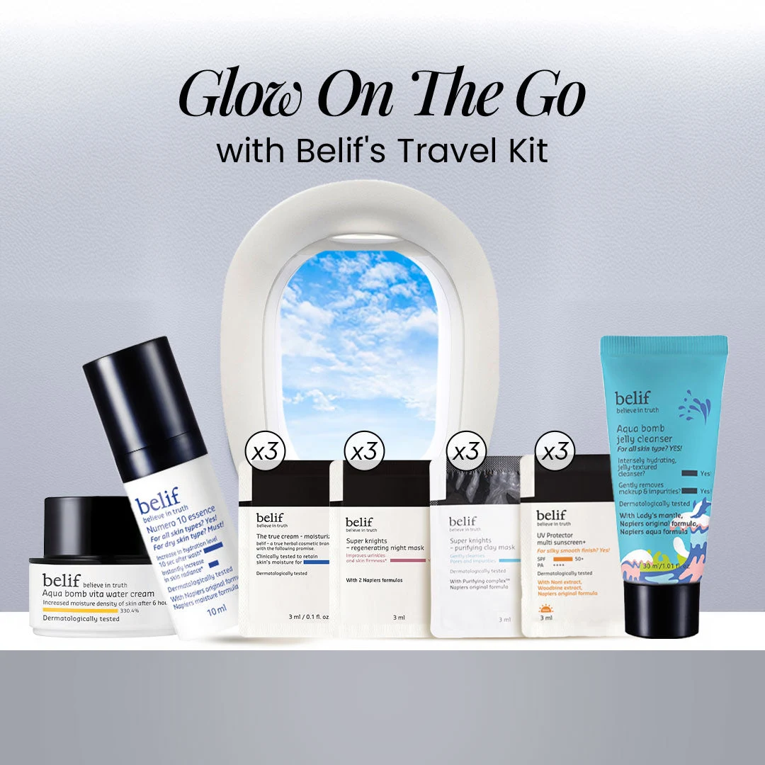 belif K-Beauty Travel Size Gift Set