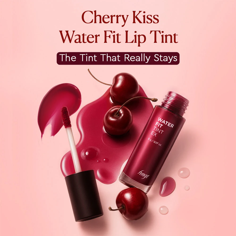 The Face Shop Water Fit Lip Tint - Cherry Kiss 5g