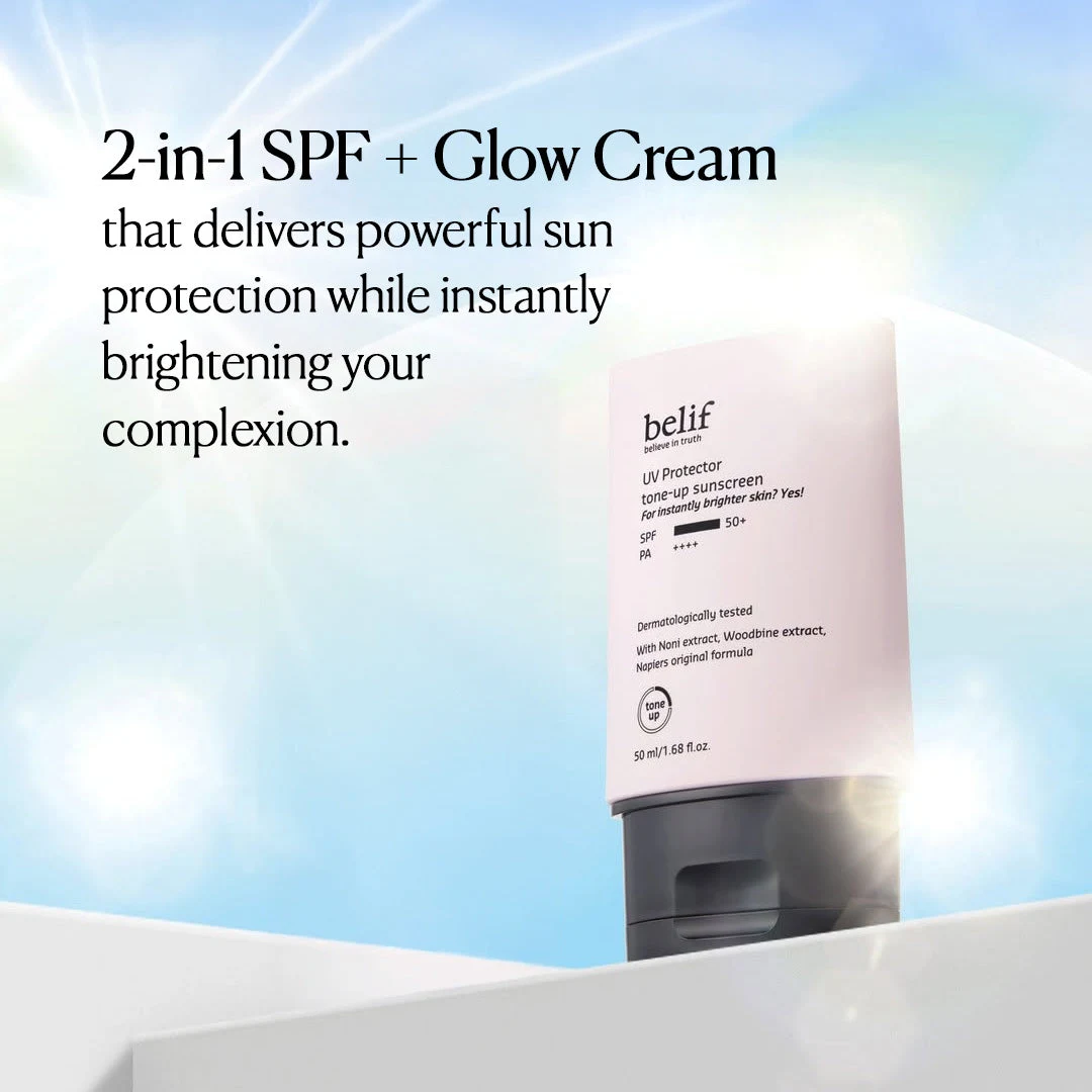 belif UV Protector Tone-Up Sunscreen SPF 50+ PA++++ 50 ml
