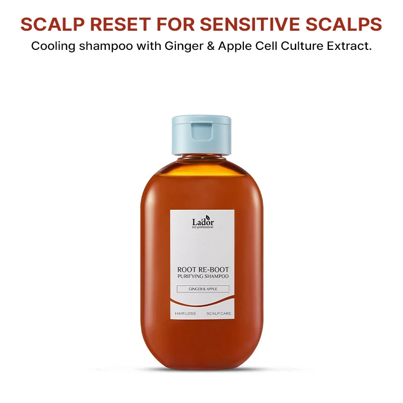 Lador Root Re-Boot Purifying Shampoo (Ginger & Apple) 300ml