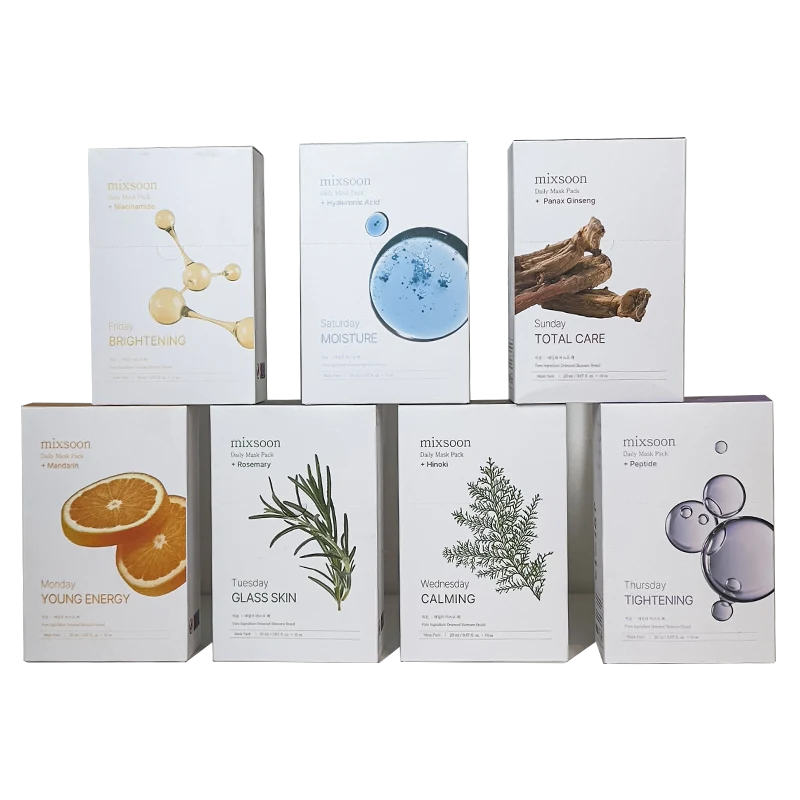 mixsoon Daily Mask Pack – 7 Days, 7 Solutions