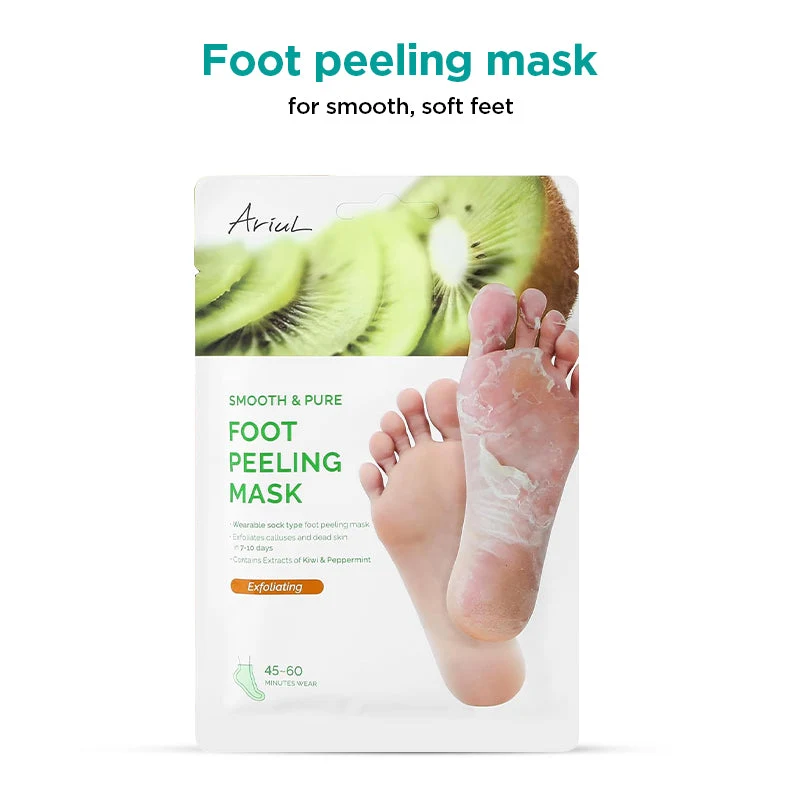 Ariul Smooth & Pure Foot Peeling Mask Exfoliating (Kiwi) 34g