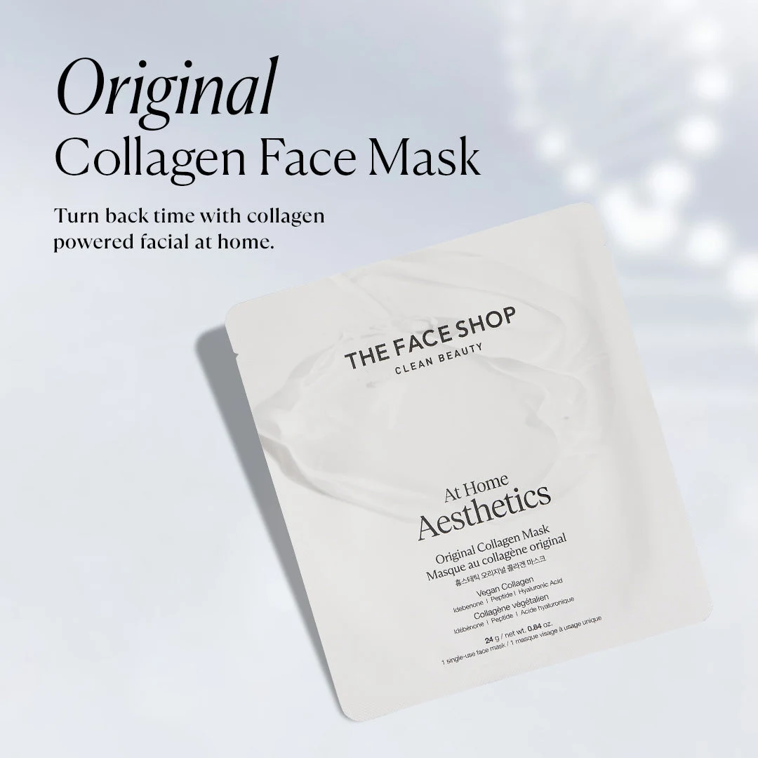 The Face Shop Original Collagen Face Mask with Vegan Collagen & Peptide Complex 24g