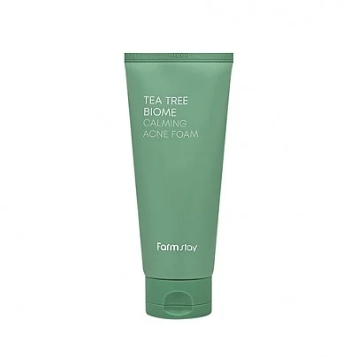 Farmstay TEA TREE BIOME CALMING ACNE FOAM