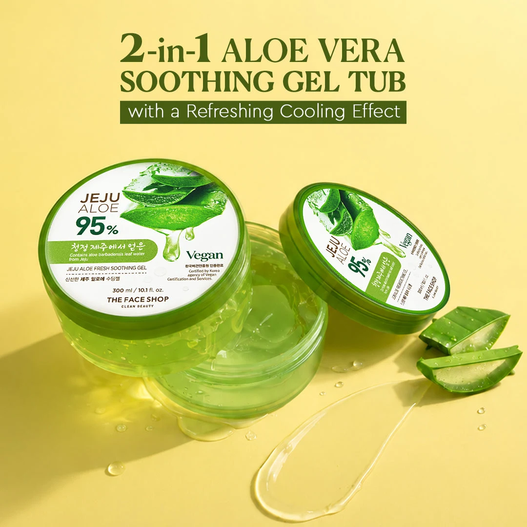 The Face Shop Jeju Aloe Fresh Soothing Gel 300 ml
