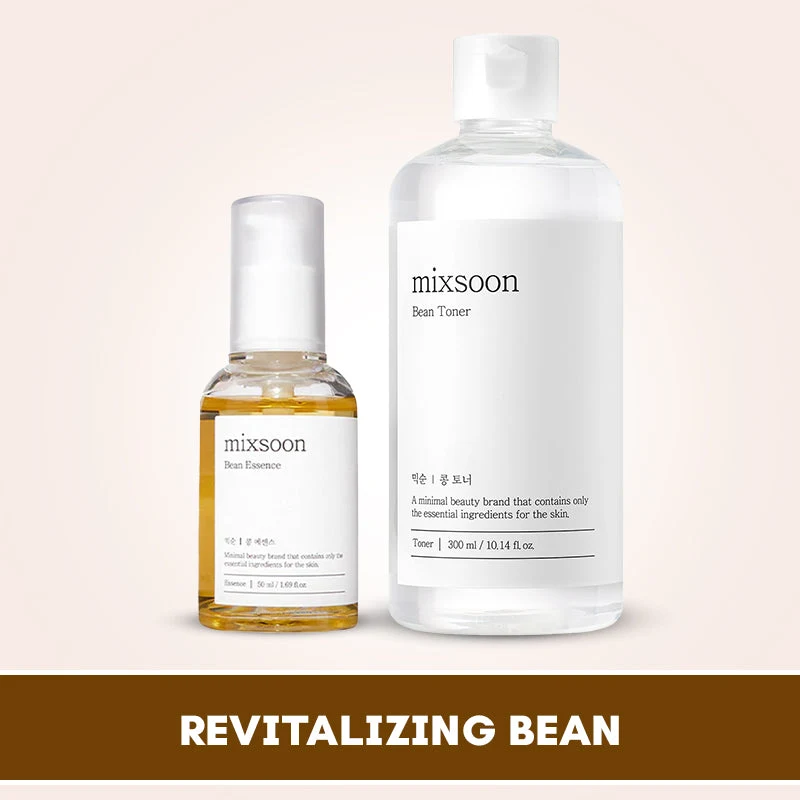 mixsoon Revitalizing Bean Combo - Essence + Toner