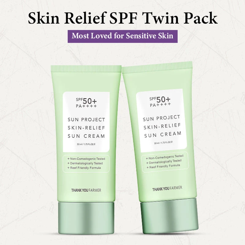 Thank You Farmer Skin Relief SPF Twin Pack
