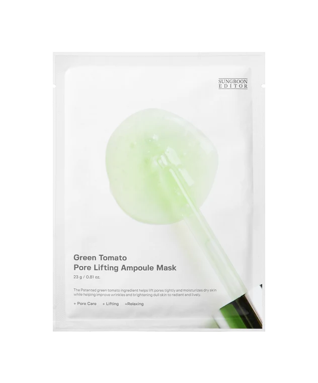 Sungboon Editor Green Tomato Pore Lifting Ampoule Mask - 23g