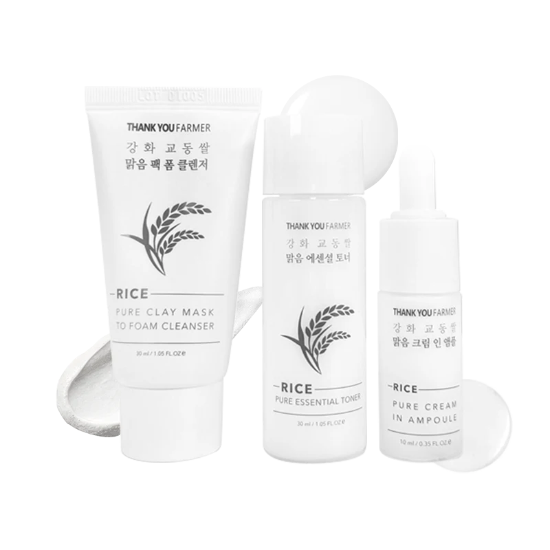 Thank You Farmer Rice Pure Glow Travel Kit - 70ml