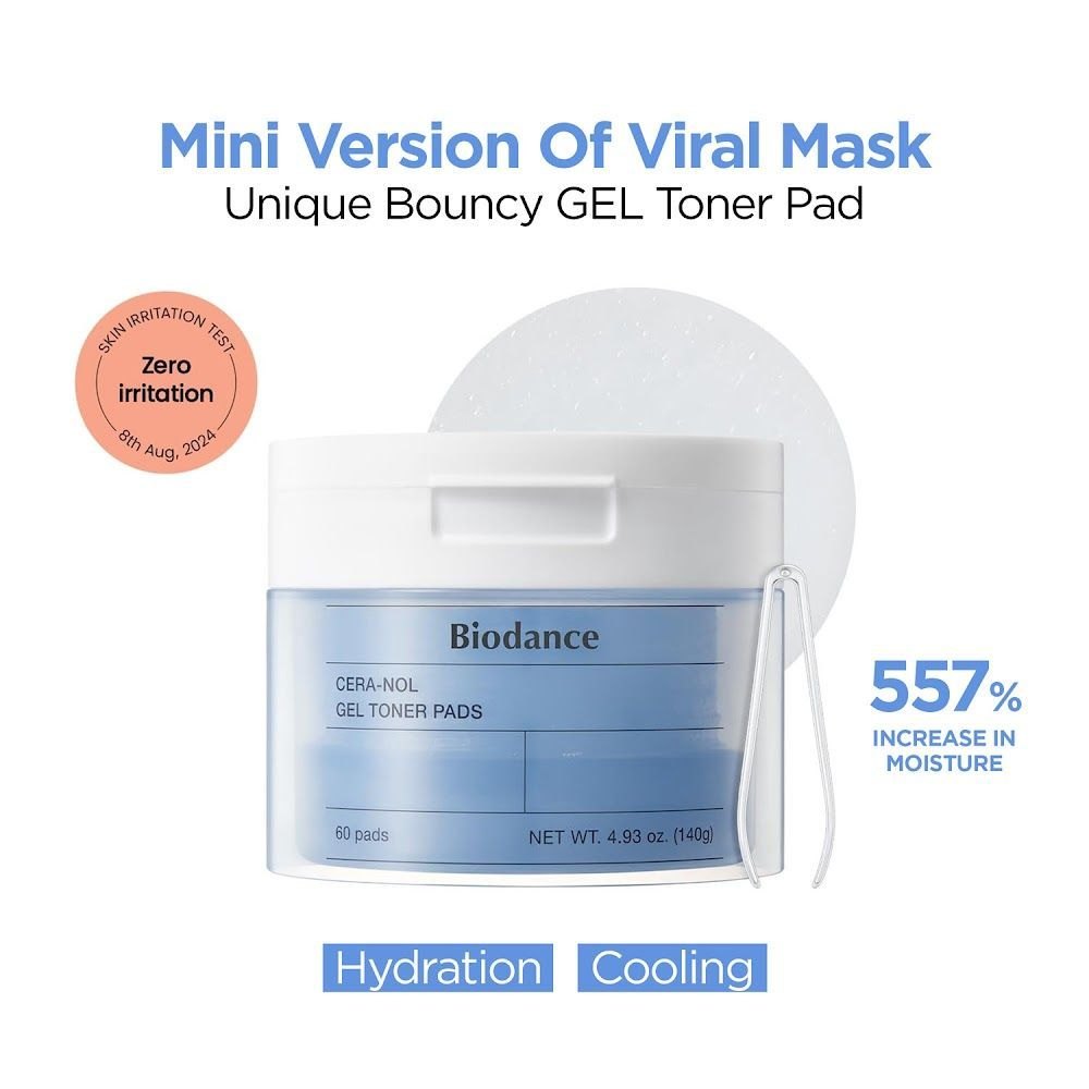 Biodance Cera-Nol Gel Toner Pads