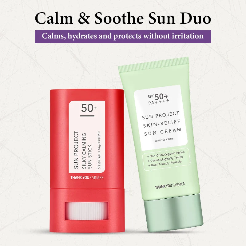 Thank You Farmer Calm & Soothe Sun Duo