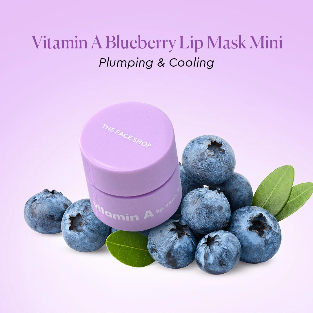 The Face Shop Vitamin A lip mask Blueberry 5g
