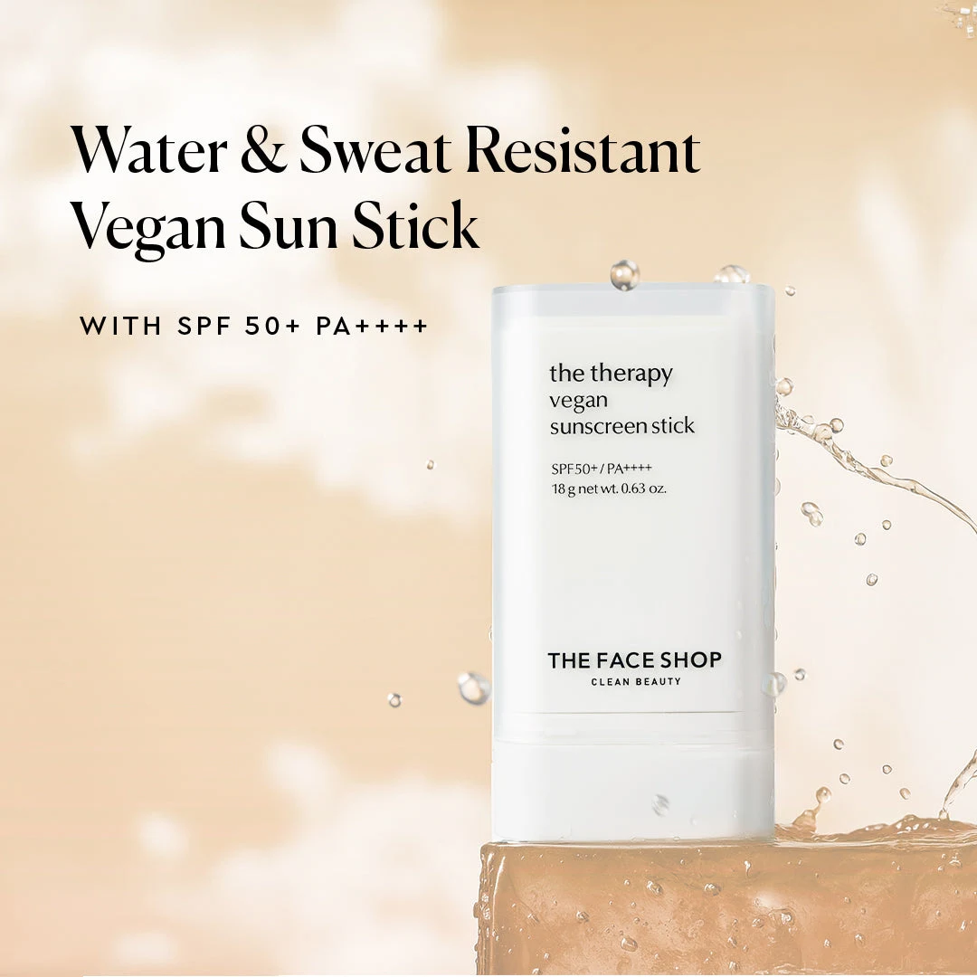 The Face Shop The Therapy Vegan Sunscreen Stick SPF50+ 18g