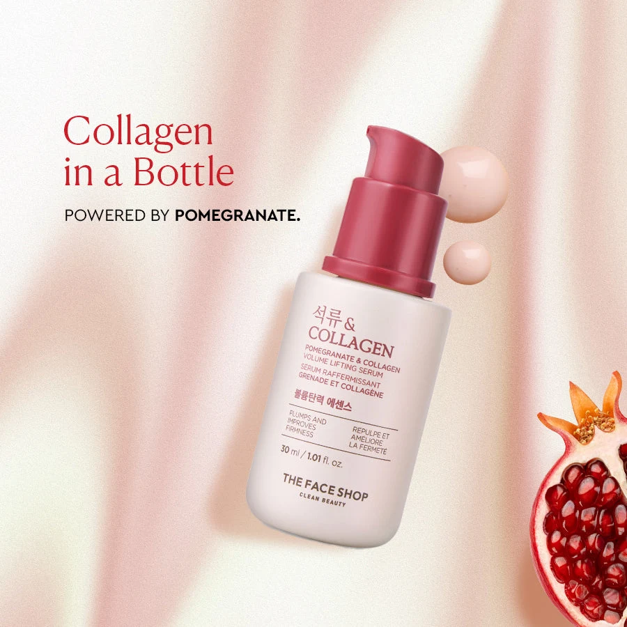 The Face Shop Collagen & Pomegranate Volume Lifting Serum 30 ml