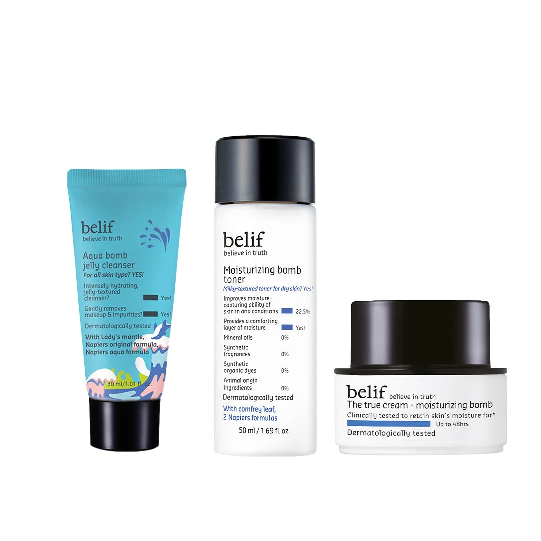 belif Korean Glass Skin CTM Ritual