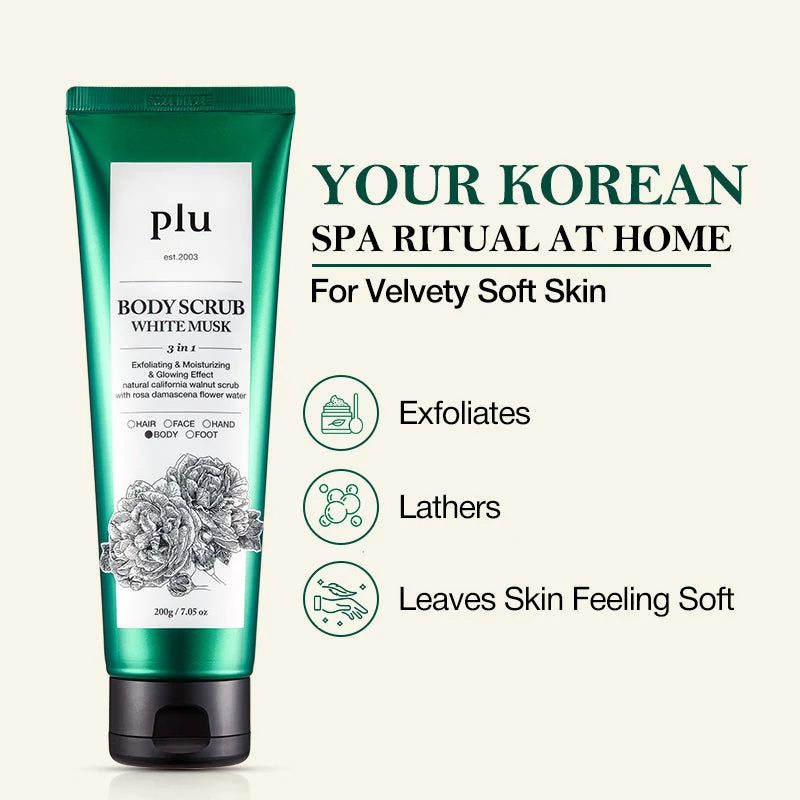 Plu Body Scrub White Musk 200g