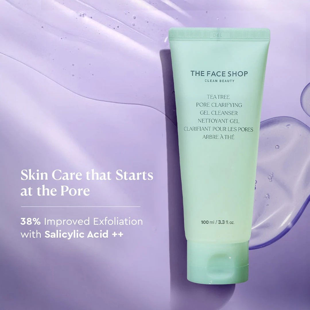 The Face Shop Tea Tree Pore Clarifying Gel Cleanser 100 ml