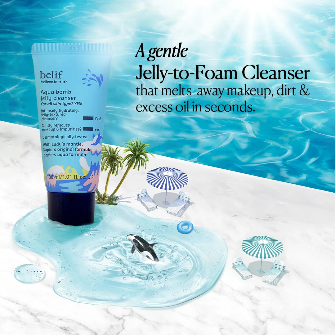 belif Aqua Bomb Jelly Cleanser 30 ml