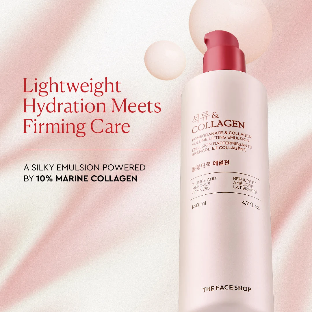 The Face Shop Collagen & Pomegranate Volume Lifting Emulsion 140 ml