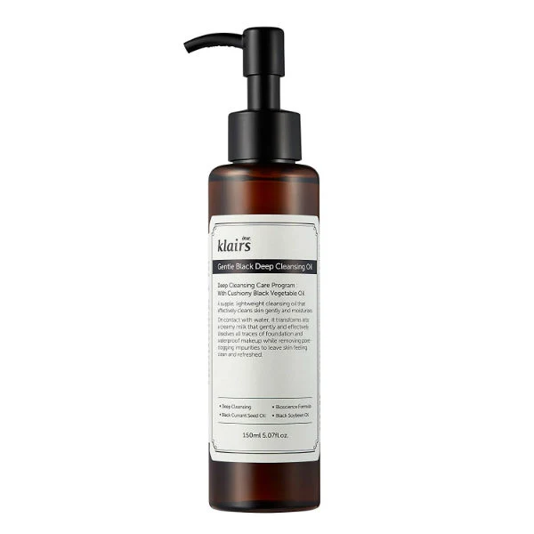 Klairs Gentle Black Deep Cleansing Oil – 150 ml