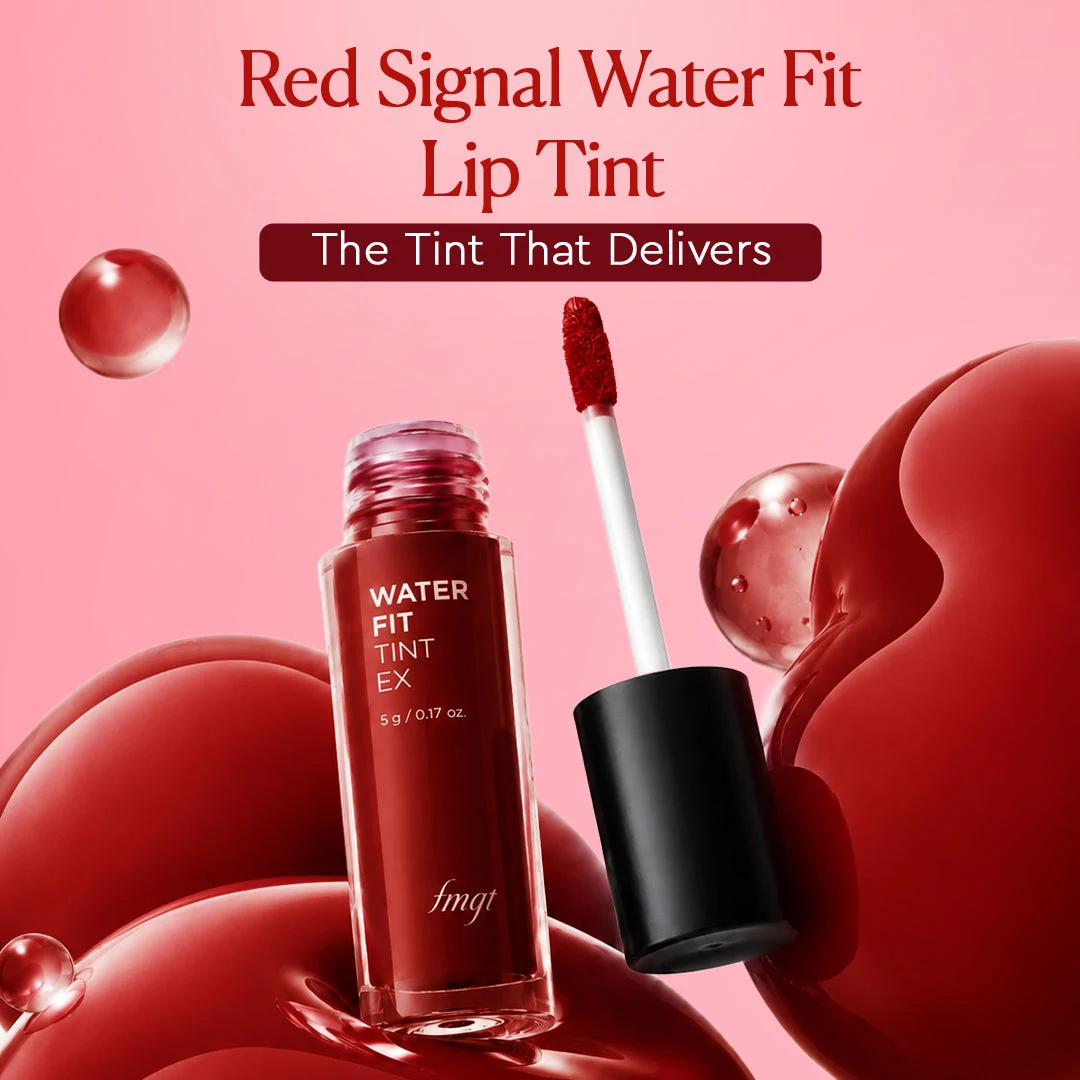 The Face Shop Water Fit Lip Tint - Red Signal 5g