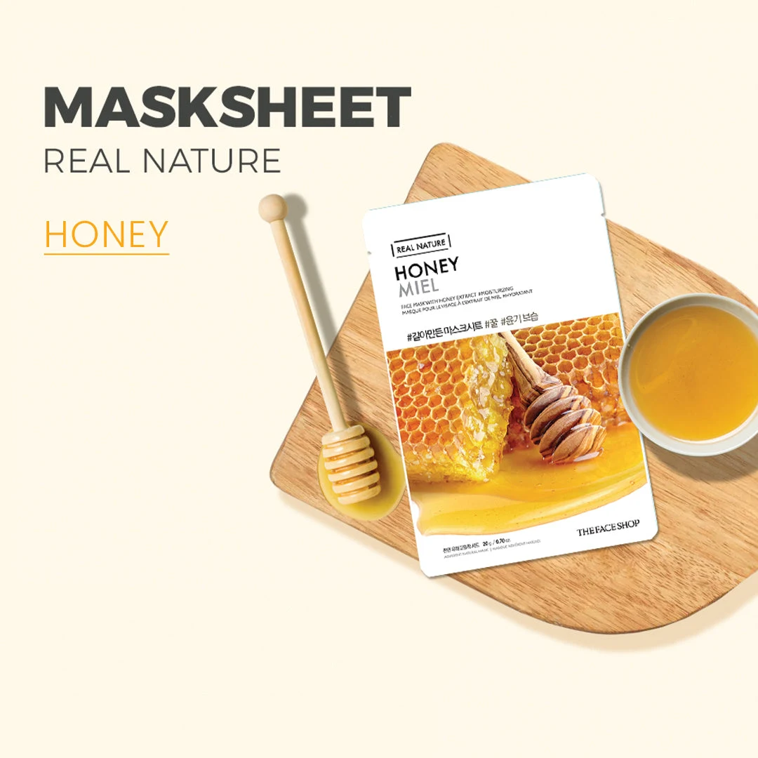 The Face Shop Real Nature Honey Face Mask 20g