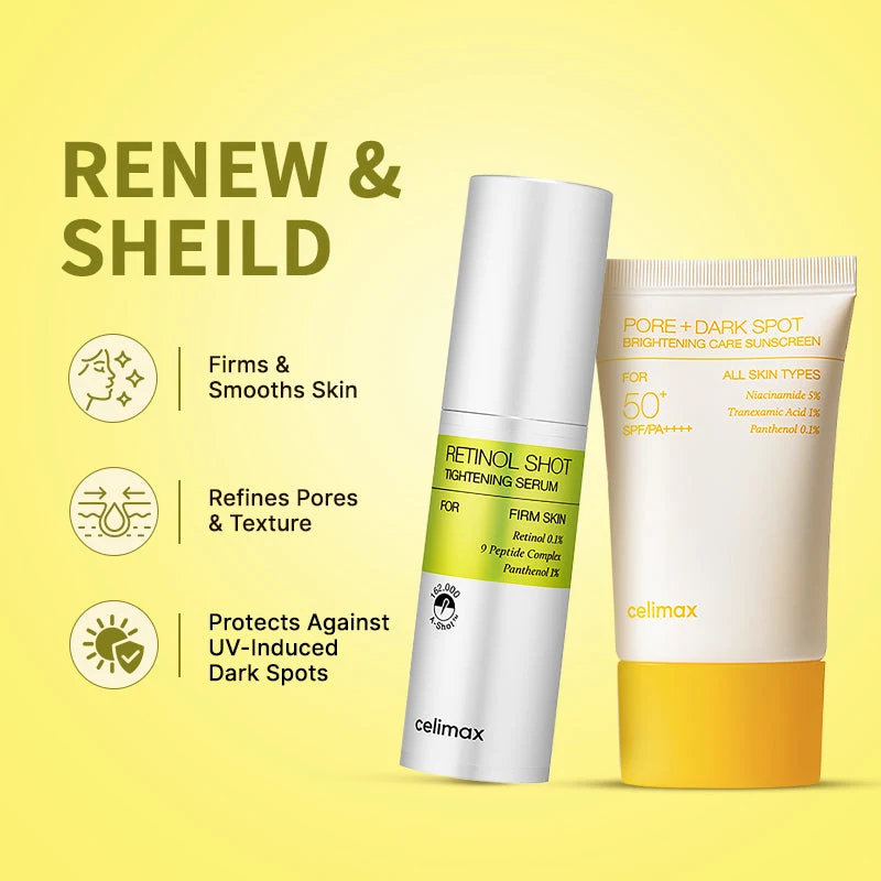 Celimax Retinol x Pore+Dark Spot Sunscreen