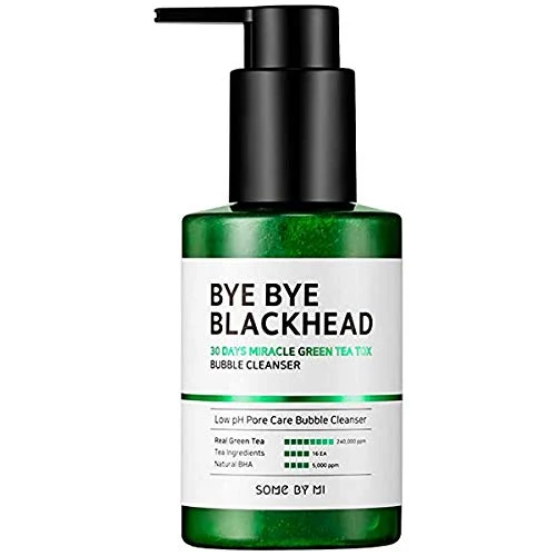 Some By Mi Bye Bye Blackhead 30 Days Miracle Green Tea Tox Bubble Cleanser (120 G)