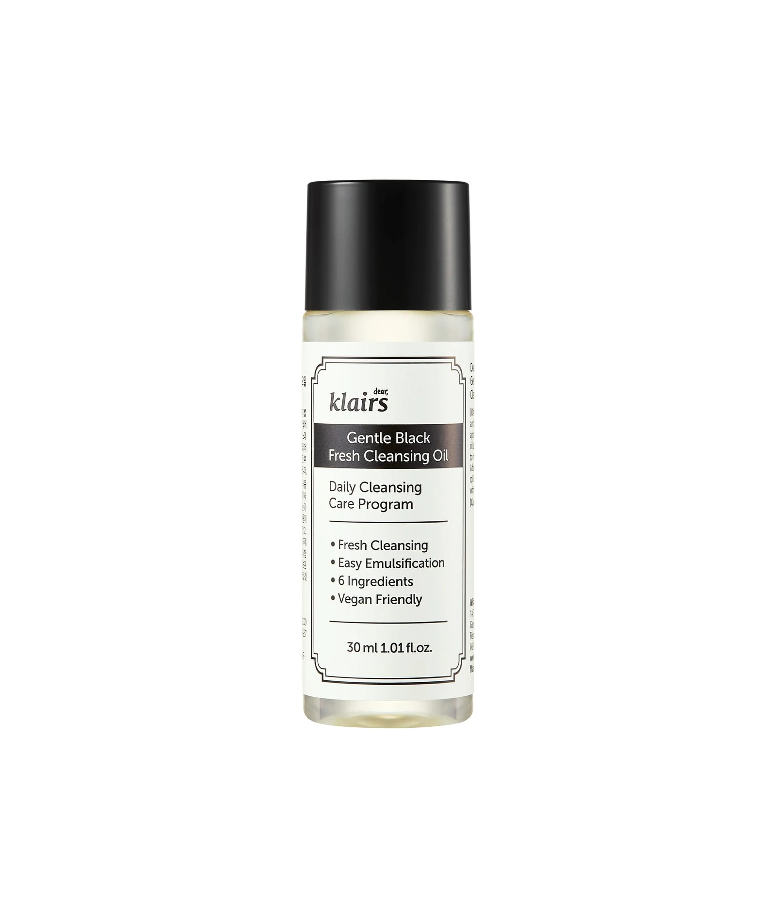 Dear, Klairs Klairs Gentle Black Fresh Cleansing Oil 30ml