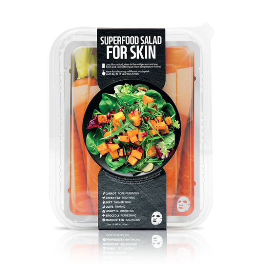 Farmskin Superfood Carrot Salad Sheet Mask Set