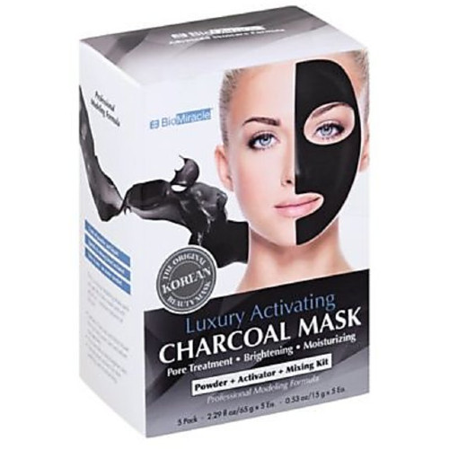 BioMiracle - Luxury Activating Charcoal Mask 2 Step 5 Pack