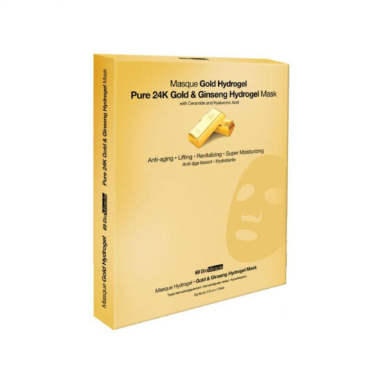 BioMiracle - Pure 24 K Gold & Ginseng Hydrogel Mask - Face Mask