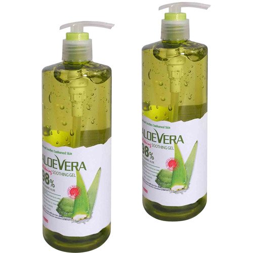BioMiracle - ALOEVERA Brightening / Whitening Soothening Gel (ALOE All Over Gel Pump)