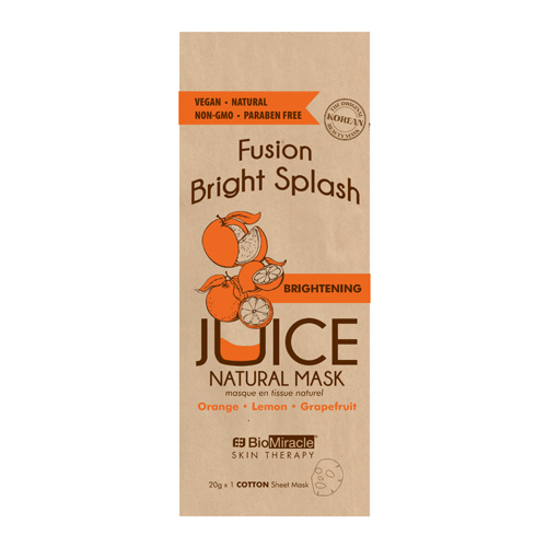 BioMiracle - Fusion Bright Splash Juice Natural Mask