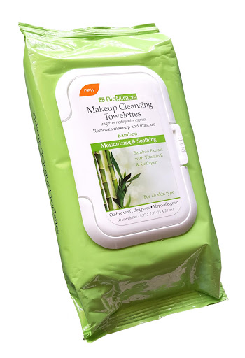 BioMiracle - makeup Cleansing towelettes - Bamboo,Vitamin E and C